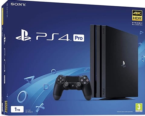 Playstation 4 Pro Console, 1TB Black, Boxed